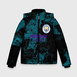 Куртка зимняя для мальчика Manchester City МанСити, цвет: 3D-светло-серый