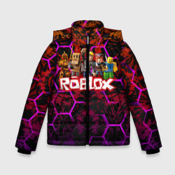 Куртка зимняя для мальчика Roblox Роблокс, цвет: 3D-черный