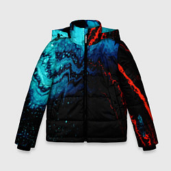 Куртка зимняя для мальчика ПЛАЗМА, цвет: 3D-черный