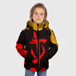 Куртка зимняя для мальчика DOOM ДУМ, цвет: 3D-черный — фото 2