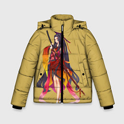 Куртка зимняя для мальчика Geisha 2, цвет: 3D-черный