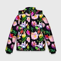 Зимняя куртка для мальчика Разноцветие