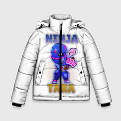 Куртка зимняя для мальчика Ниндзя Тара Бравл Старс BS, цвет: 3D-черный