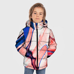 Куртка зимняя для мальчика Fluid art, цвет: 3D-черный — фото 2