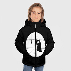 Куртка зимняя для мальчика Ночная охота, цвет: 3D-светло-серый — фото 2