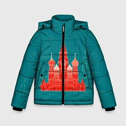 Куртка зимняя для мальчика Москва, цвет: 3D-красный