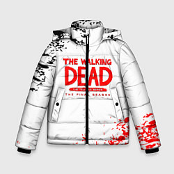 Куртка зимняя для мальчика Ходячие мертвецы, цвет: 3D-красный