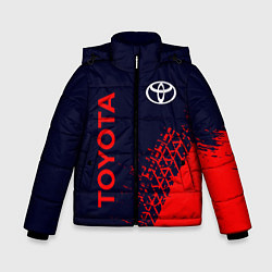 Куртка зимняя для мальчика TOYOTA ТОЙОТА, цвет: 3D-красный
