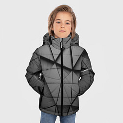 Куртка зимняя для мальчика ABSTRACTION STYLE, цвет: 3D-черный — фото 2