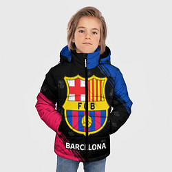 Куртка зимняя для мальчика BARCELONA БАРСЕЛОНА, цвет: 3D-красный — фото 2