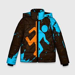 Куртка зимняя для мальчика PORTAL ПОРТАЛ, цвет: 3D-черный