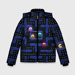 Куртка зимняя для мальчика Pacman, цвет: 3D-красный