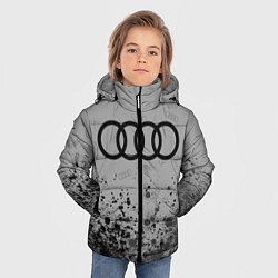 Куртка зимняя для мальчика AUDI АУДИ, цвет: 3D-черный — фото 2