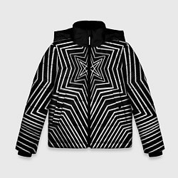 Куртка зимняя для мальчика BRING ME THE HORIZON DARK, цвет: 3D-черный