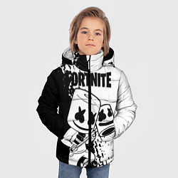 Куртка зимняя для мальчика FORTNITE MARSHMELLO, цвет: 3D-черный — фото 2
