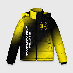 Куртка зимняя для мальчика TWENTY ONE PILOTS 21 PILOTS, цвет: 3D-черный