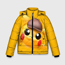 Куртка зимняя для мальчика Pikachu Pika Pika, цвет: 3D-черный