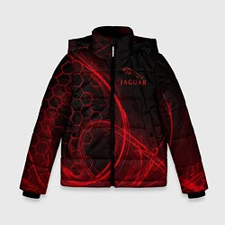 Куртка зимняя для мальчика Ягуар Jaguar, цвет: 3D-красный