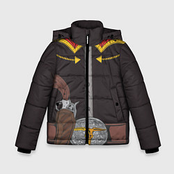 Куртка зимняя для мальчика Ковбой, цвет: 3D-черный