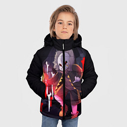 Куртка зимняя для мальчика UNDERTALE, цвет: 3D-черный — фото 2