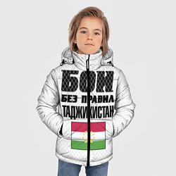 Куртка зимняя для мальчика Бои без правил Таджикистан, цвет: 3D-черный — фото 2