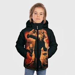 Куртка зимняя для мальчика Федор Емельяненко Император, цвет: 3D-черный — фото 2