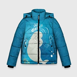 Куртка зимняя для мальчика Just Dial It In, цвет: 3D-черный