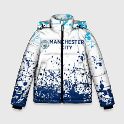 Куртка зимняя для мальчика Manchester City, цвет: 3D-черный
