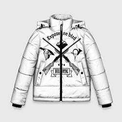 Куртка зимняя для мальчика Hunting, цвет: 3D-черный