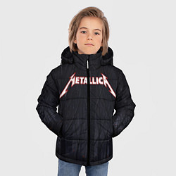 Куртка зимняя для мальчика Metallica, цвет: 3D-черный — фото 2
