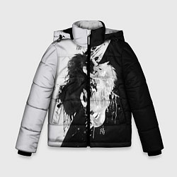 Куртка зимняя для мальчика ИньЯнь, цвет: 3D-черный