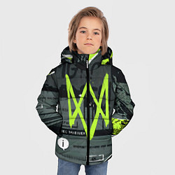 Куртка зимняя для мальчика WATCH DOGS: LEGION, цвет: 3D-светло-серый — фото 2