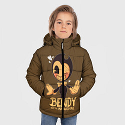 Куртка зимняя для мальчика Bendy And The Ink Machine, цвет: 3D-красный — фото 2