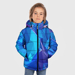 Куртка зимняя для мальчика NEON CRYSTALLS, цвет: 3D-черный — фото 2