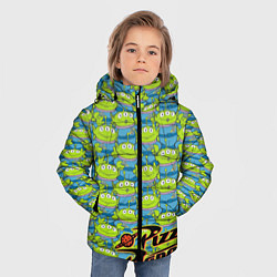 Куртка зимняя для мальчика Pizza Planet, цвет: 3D-черный — фото 2