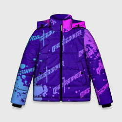 Зимняя куртка для мальчика Ghostrunner узор
