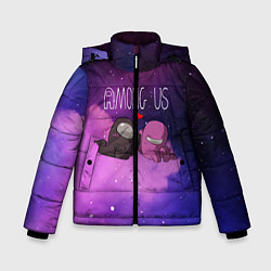 Куртка зимняя для мальчика Among Us Love Z, цвет: 3D-черный