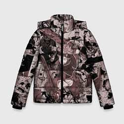 Куртка зимняя для мальчика Аста, цвет: 3D-черный