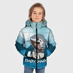 Куртка зимняя для мальчика Baby Shark, цвет: 3D-черный — фото 2