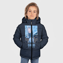 Куртка зимняя для мальчика Slime, цвет: 3D-черный — фото 2