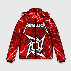Куртка зимняя для мальчика METALLICA, цвет: 3D-красный