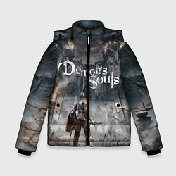 Куртка зимняя для мальчика Demons Souls, цвет: 3D-черный