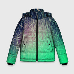Куртка зимняя для мальчика Текстура, цвет: 3D-черный