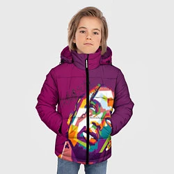 Куртка зимняя для мальчика Travis Scott, цвет: 3D-черный — фото 2