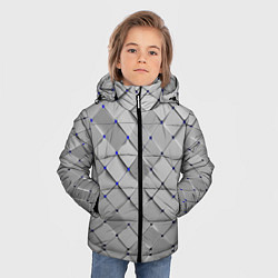 Куртка зимняя для мальчика Геометрия, цвет: 3D-красный — фото 2