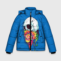 Куртка зимняя для мальчика Хипстер, цвет: 3D-черный