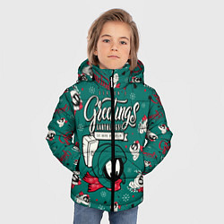 Куртка зимняя для мальчика Марсианин Марвин, цвет: 3D-светло-серый — фото 2