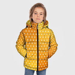 Куртка зимняя для мальчика ЗЕНИЦУ КИМОНО, цвет: 3D-красный — фото 2