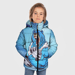 Куртка зимняя для мальчика Gym, цвет: 3D-красный — фото 2