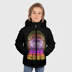 Куртка зимняя для мальчика Cadillac, цвет: 3D-светло-серый — фото 2